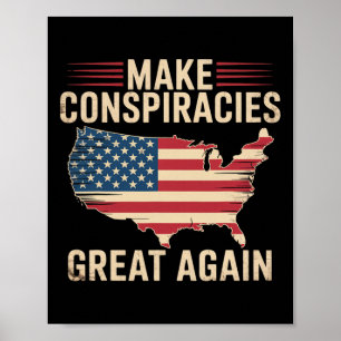Poster Trump fait à nouveau les grandes conspirations