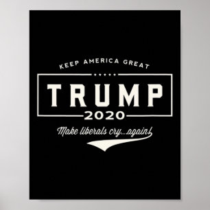 Poster 'Trump fait pleurer les libéraux encore !'