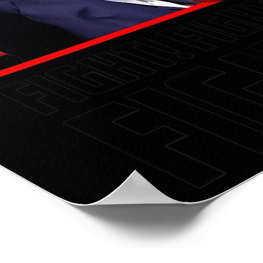 Poster Trump Fight Fight Fight (Coin)