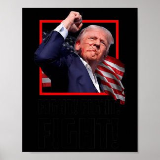 Poster Trump Fight Fight Fight