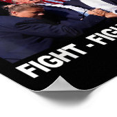 Poster Trump Fight -fight- Fight 2024 (Coin)