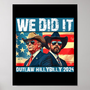 Poster Trump Garbage Nous l'avons fait hors la loi Hillbi