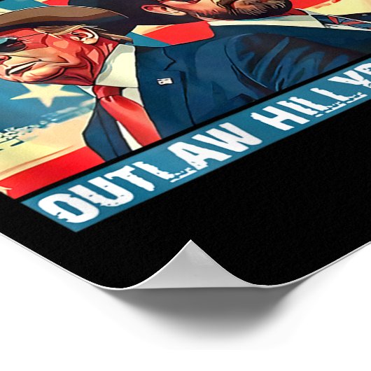 Poster Trump Garbyge, nous l'avons fait hors la loi Hillb (Coin)