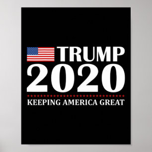 Poster Trump Garde l'Amérique Grande- Drôle Trump