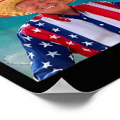 Poster Trump Golfe Des États-Unis D'Amérique (Coin)