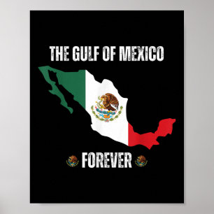 Poster Trump Golfe Du Mexique Pour Un Gu Libéral Anti-Tru