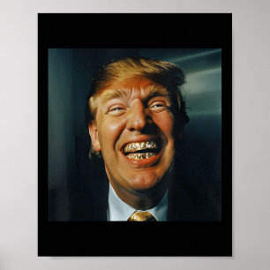 Poster Trump Grillz, président Trump 2024