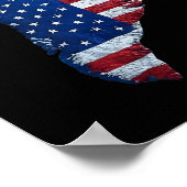 Poster Trump Groenland États-Unis Drapeau Rendre le Groen (Coin)