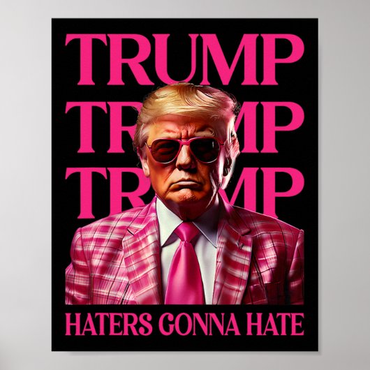Poster Trump Haters Gonna Hate  (Devant)