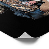 Poster Trump Hunting Deer (avant et arrière) Make Hunting (Coin)