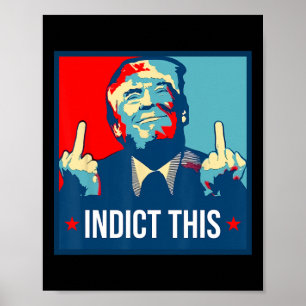 Poster Trump Inculpe Cette Arrestation Politique Pour Rép