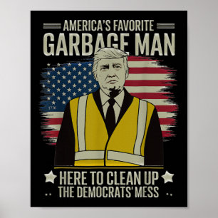 Poster Trump Jour des ordures Le 5 novembre