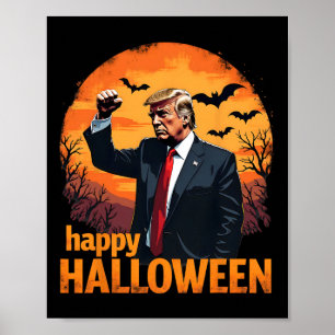 Poster Trump Joyeux Halloween Trump Vance Usa Trump Hallo