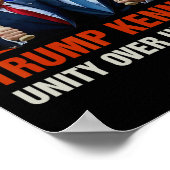 Poster Trump Kennedy Unity over Uniparty 2024 Funny Elect (Coin)