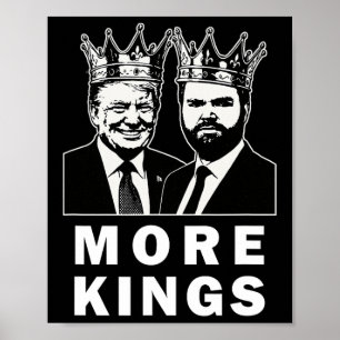 Poster Trump King Fête Patriotique De L'Indépendance Du 4