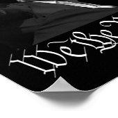 Poster Trump lève D'Abord Le Peuple (Coin)