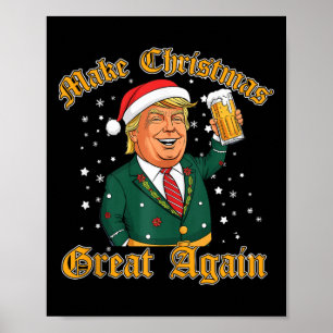 Poster Trump Lover Joyeux Noël Avec Trump Brothers