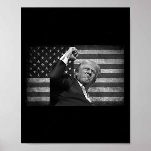 Poster Trump lutte pour la liberté (Devant)