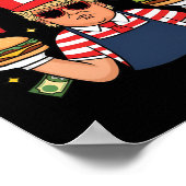 Poster Trump Mac Daddy Prépare des Frites Drôle de Citati (Coin)