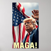 Poster Trump MAGA (Devant)