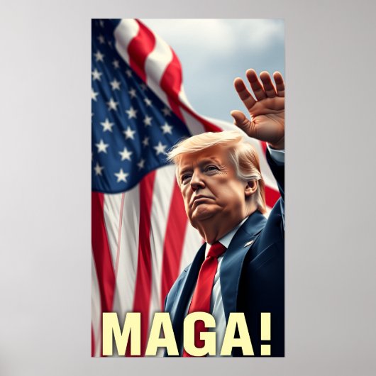 Poster Trump MAGA (Devant)