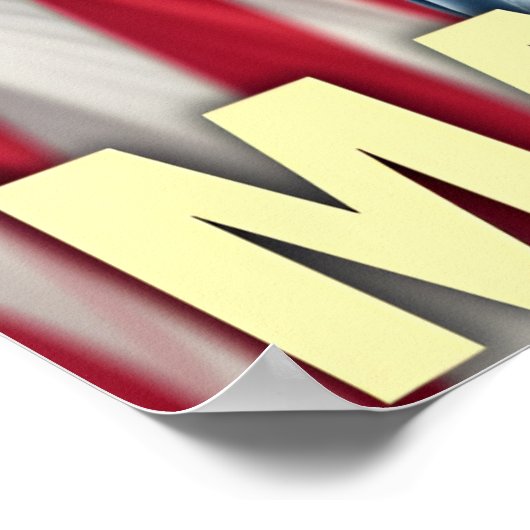 Poster Trump MAGA (Coin)