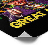 Poster Trump Mardi Gras Rend Mardi Gras Grand (Coin)