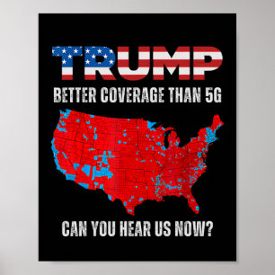 Poster Trump Meilleure Couverture Que 5g Pouvez-Vous Nous