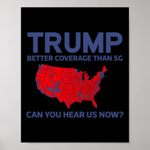 Poster Trump Meilleure Couverture Que 5g Pouvez-Vous Nous
