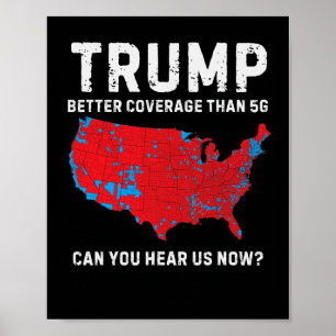 Poster Trump Meilleure Couverture Que 5g Pouvez-Vous Nous