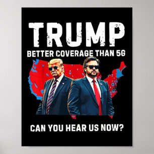 Poster Trump Meilleure Couverture Que 5g Pouvez-Vous Nous