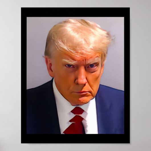 Poster Trump Mug Shot 1 (Devant)