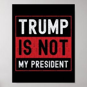 Poster Trump n'est pas mon président 1