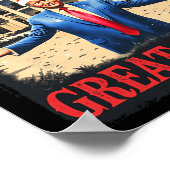 Poster Trump Noël est super encore une fois, le pyjama de (Coin)