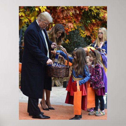 Poster Trump ou Trump : un portrait d'Halloween (Devant)