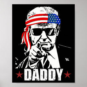 Poster Trump Papa 2025 Officiel Trump Papa Drôle