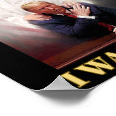 Poster Trump Pas Coupable Jésus Christ Patriot Priez Maga (Coin)