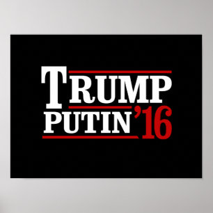 Poster Trump Poutine 2016
