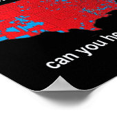 Poster Trump pouvez-vous nous entendre maintenant Couvert (Coin)