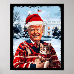 Poster Trump Président 47ème Rendre Noël meilleur Tr