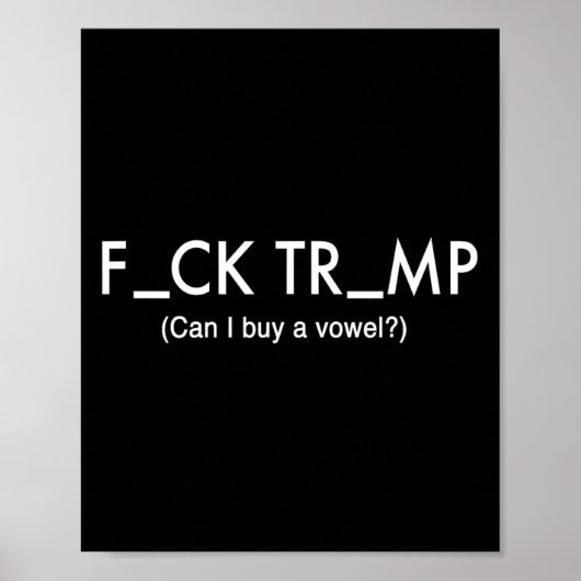 Poster Trump protestation T Shirt (Devant)