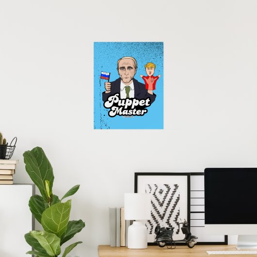 Poster Trump Puppet Master - Vladimir Poutine (Bureau à domicile)