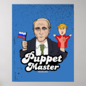 Poster Trump Puppet Master - Vladimir Poutine (Devant)