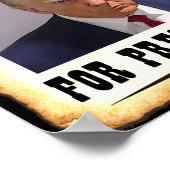 Poster Trump Recherché pour l'affiche du président (Coin)