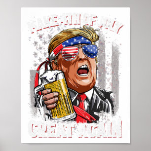 Poster Trump rend 4 juillet grand à nouveau les hommes à 