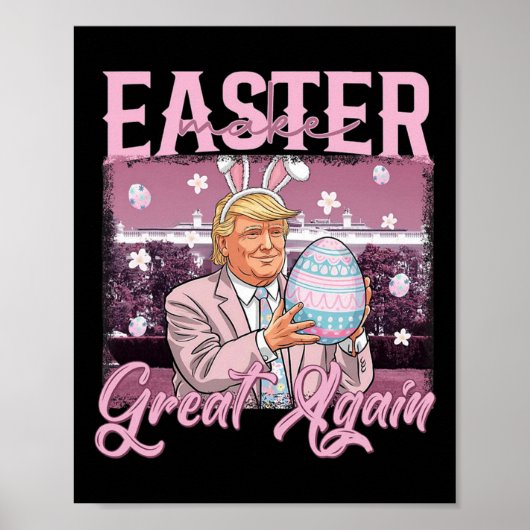 Poster Trump rend à Pâques sa grande chemise (Devant)