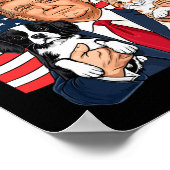 Poster Trump Rendre les animaux en sécurité à nouveau amu (Coin)