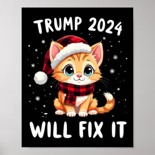 Poster Trump Réparera Tout Rendre l'Amérique Grande 45e P