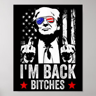 Poster Trump Reprendre L'Amérique Je Reviens Es