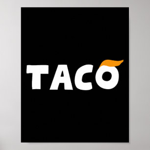 Poster Trump se dégonfle toujours Allons-y Taco Drôle 3